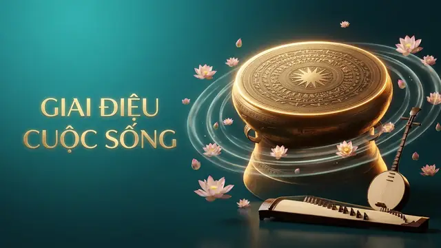 Video giới thiệu chương trình Thanh âm Việt Nam – Giai điệu cuộc sống với hình ảnh biểu diễn nhạc cụ dân tộc và không gian văn hóa Việt Nam